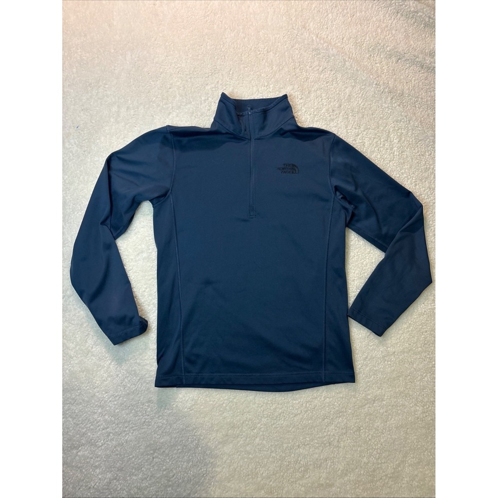 The North Face Mens Navy‎ Blue Quarter-Zip Pullover S/P